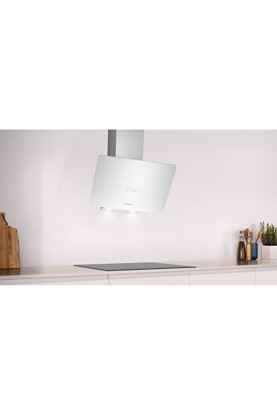 DVK6J429 Beyaz Cam Duvar Tipi Davlumbaz