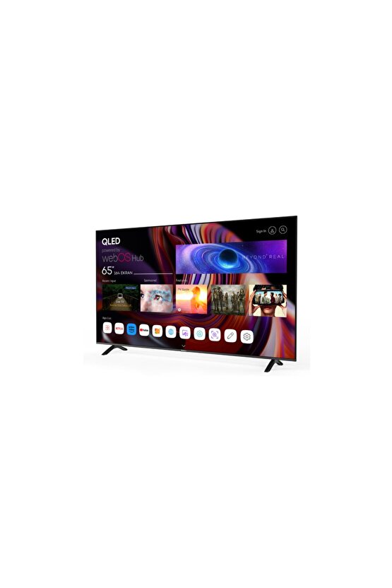 SN65QMN252 65 165 Ekran Frameless UHD 4K WebOS 2.0 QLED TV