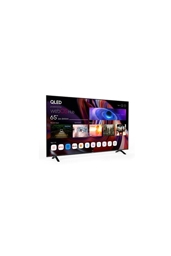 SN65QMN252 65 165 Ekran Frameless UHD 4K WebOS 2.0 QLED TV