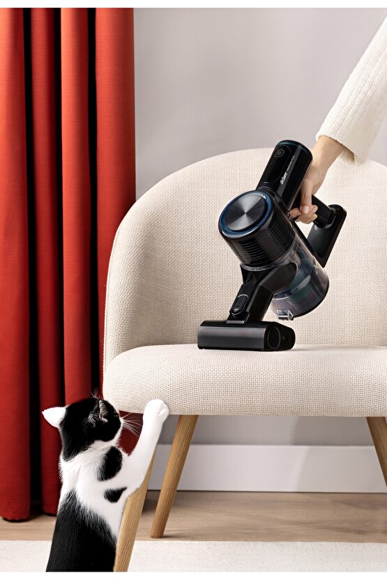 Magiclean Plus Dikey Şarjlı Süpürge BLDC Motor 300W Mavi - AR4207-M