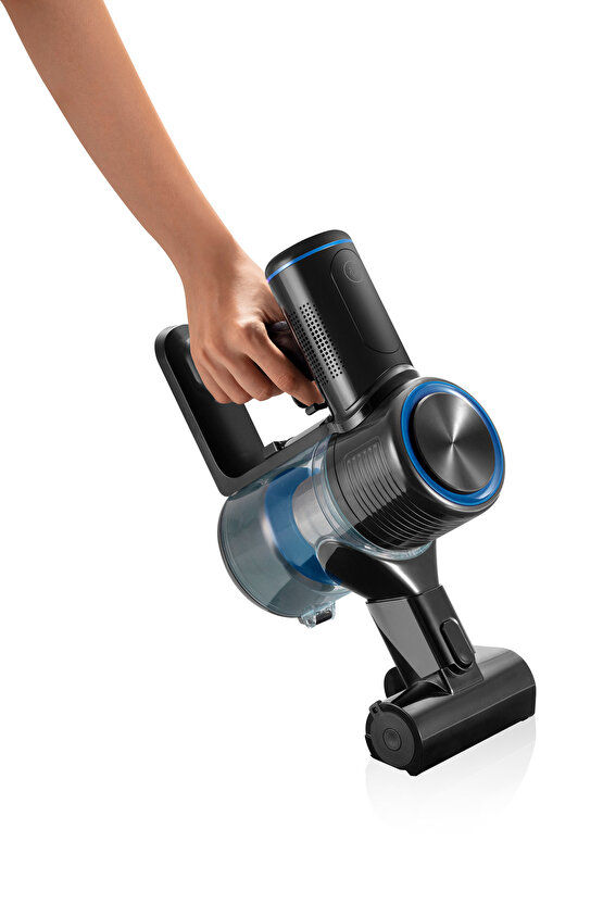 Magiclean Plus Dikey Şarjlı Süpürge BLDC Motor 300W Mavi - AR4207-M