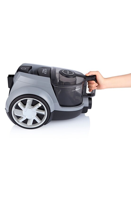 Pika ET14415 Toz Torbasız Elektrik Süpürge Gri