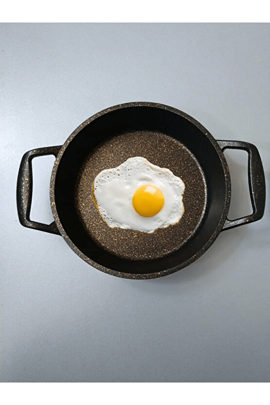 Netcool Kitchen Essenso Döküm Siyah Granit Sahan Tava 18 Cm