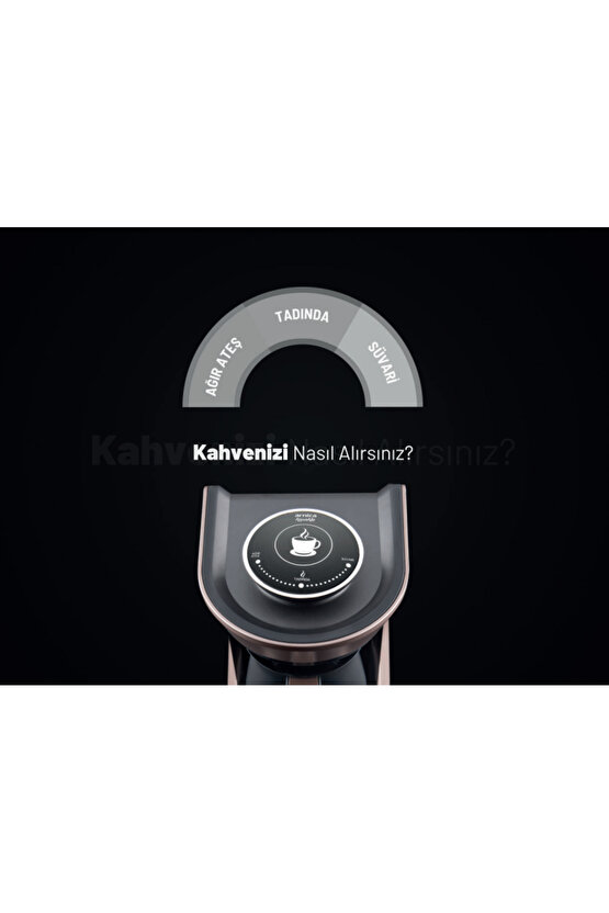 Köpüklü Pro Otomatik Türk Kahve Makinesi Siyah-beyaz Ih32045