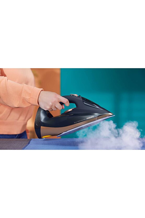 7500 Serisi Buharlı Ütü, 3200W, 55 gdk Sürekli Buhar, SteamGlide Elite, 260 g Şok Buhar, DST751080
