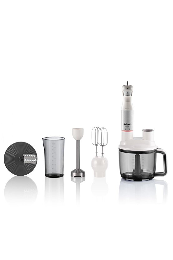 Forte Multi Blender Seti Tetikli Çalıştırma 1000W Beyaz - AR1157