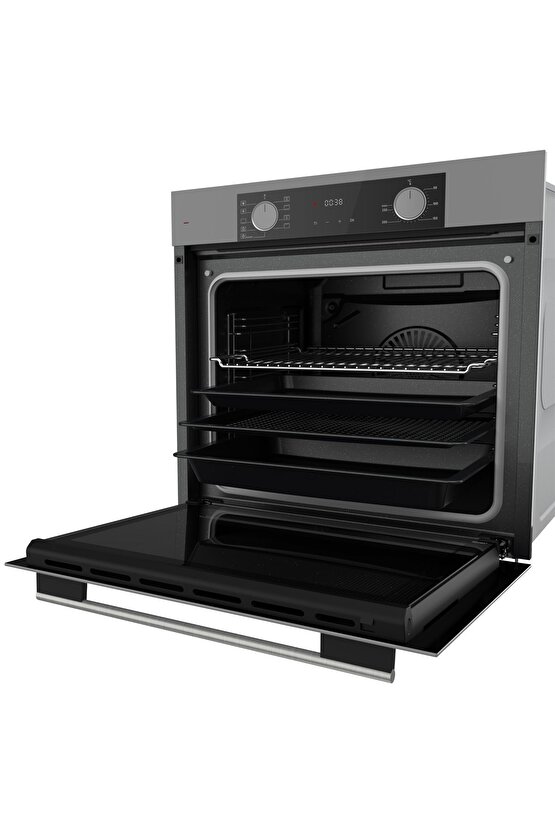 Fryart Cs Serisi Gri Ankastre Cam Set (D065 + CS208 + XE63CPR)