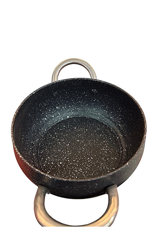 Çelik Saplı Güveç Tipi Granit Tencere 18 Cm