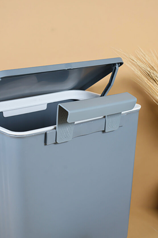Gri Kapaklı 50 Lt Çöp Kovası – Modern Tasarım, Kokuyu Hapseden, Dayanıklı Plastik