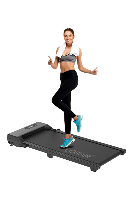 Güçlü 2 Hp Yürüyüş Ve Koşu Bandı Katlanabilen 130 Kilo Taşıma Kapasiteli 1-12 Km Hız Kumandalı