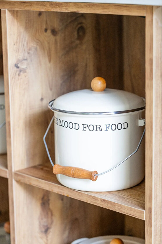 Mood Büyük Boy Tüm Ocaklara Uyumlu 4 Litre Bakraç Krem 18 cm