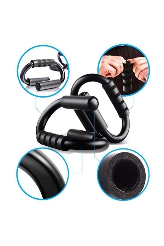 T-103 Şınav Barı Aleti - Göğüs Arka Kol Kası Çalıştırıcı