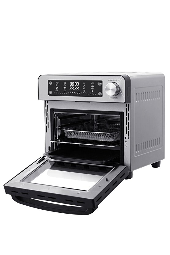 Kaf 5551 Çok Fonksiyonlu Yağsız Fritöz Air Friyer 15 Lt