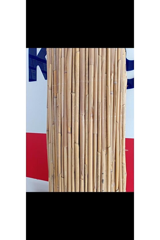 Kamış Çit 1 Metre X 1 Metre Balkon Çiti, Eber Gölünden Bambu Çit, Bahçe Çiti Ve Gölgelik