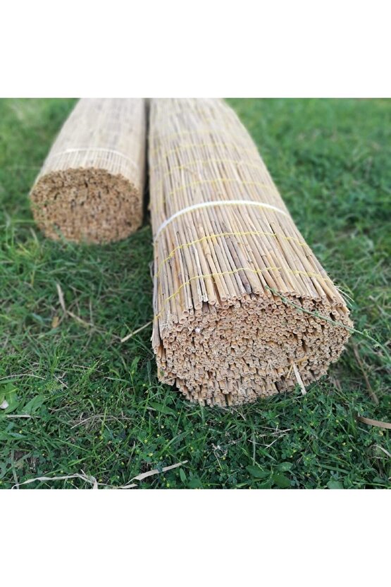 Kamış Çit Kamış Hasır Kamış Bambu 2*5 Metre Gölgelik Doğal Kamış Hasır Çit- Gölgelik- Rüzgar Perdesi