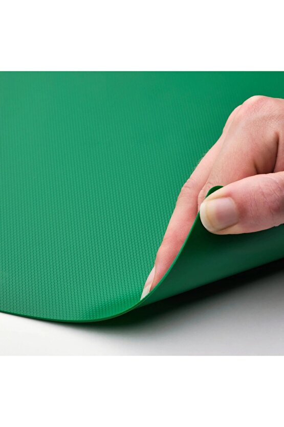 2 Adet Esnek Kesme Tahtası 28 x 36 Cm İkea 2li Set Bükülebilir Kaymaz Kesim Panosu Yeşil Renk