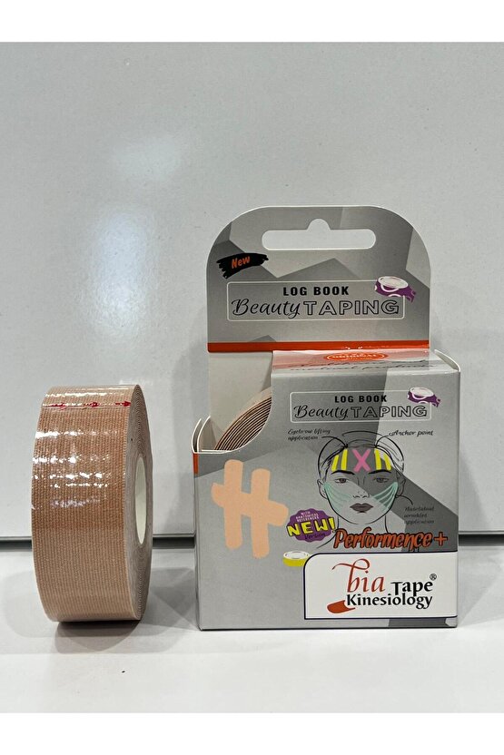 Yüz Germe Estetik Kırışıklık Giderme Beauty Cottontape Yüz Bant 5m X 2.5cm 2 ADET BİATAPE