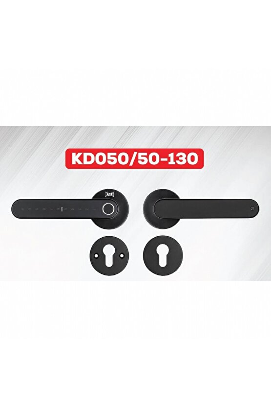 KD050-50-130 Elektronik Akıllı Kapı Kilidi – Parmak İzli, Kartlı, Şifreli