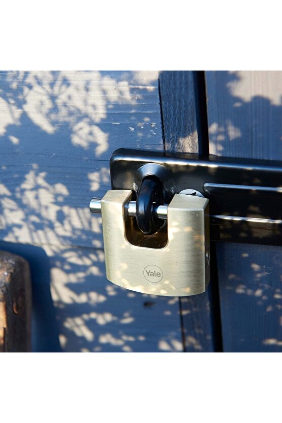 Oval Kayar Pimli Pirinç Asma Kilit 90 Mm