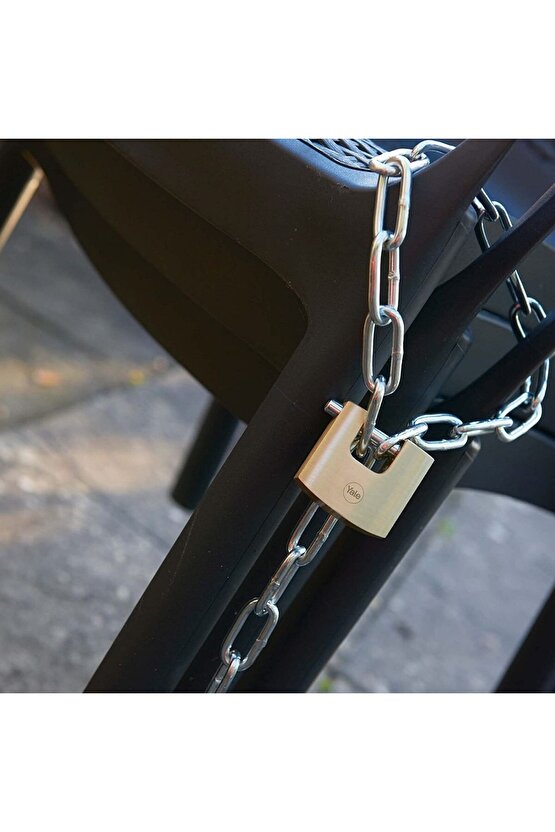 Oval Kayar Pimli Pirinç Asma Kilit 90 Mm