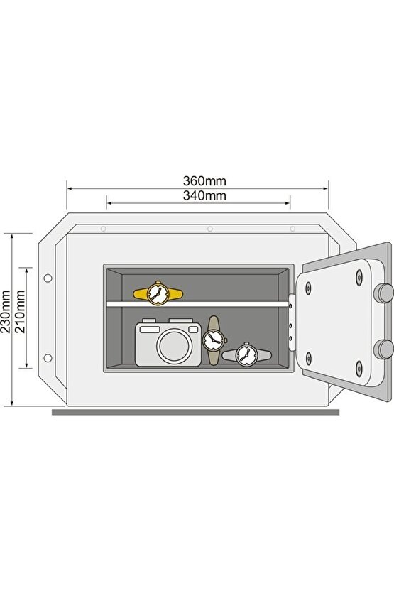 Ywv 230 kb1 Gömme Kasa Duvara Montaj