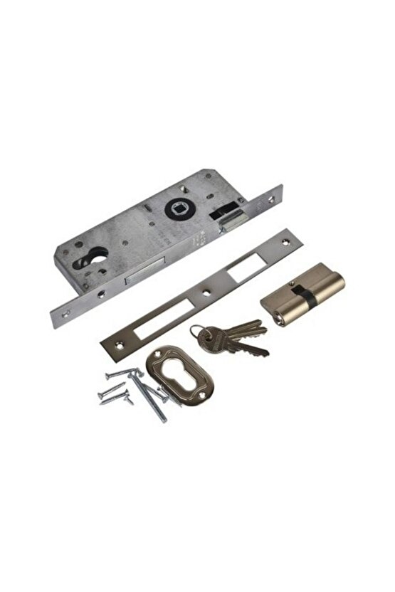 Rulmanlı Oda Kapı Kilidi 35 Mm Nikel