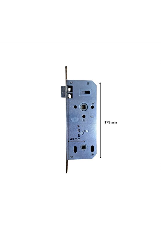 Extra İç Kapı Gömme WC Kilit 40 Mm Oval Ayna 169RWC