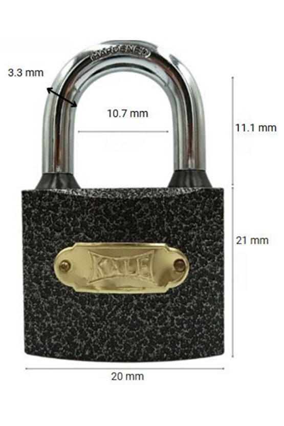 Asma Kilit Döküm 20 Mm