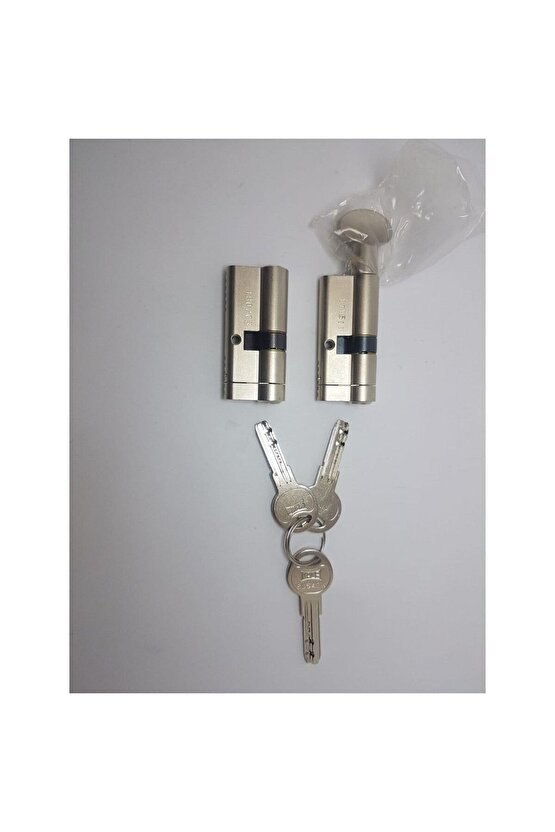 264 2 Li Set Tuzaklı Mandallı Saten Ortak Anahtar