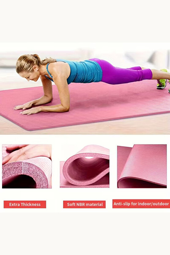 Pilates Yoga Seti Silikon Yoga ve Pilates Matı Evde Spor 4 Parça Fizik Tedavi Aerobik