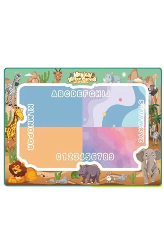 Water Magic Sihirli Boyama Halısı – Su ile Çizim, Tekrar Kullanılabilir, 3-12 Yaş