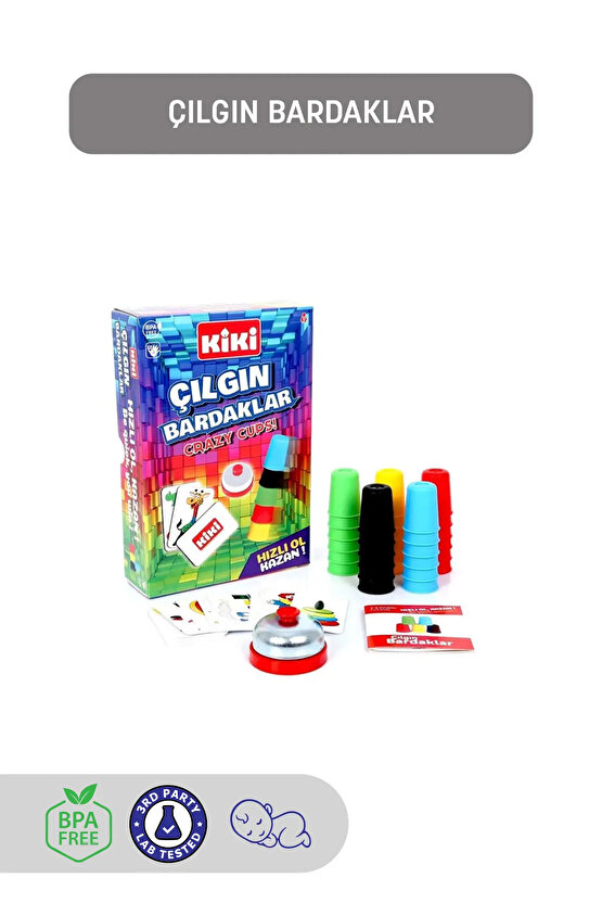 Oyuncak Çılgın Bardaklar Oyunu, Hızlı bardaklar, Süper Bardaklar Kutu Aktivite Oyunu