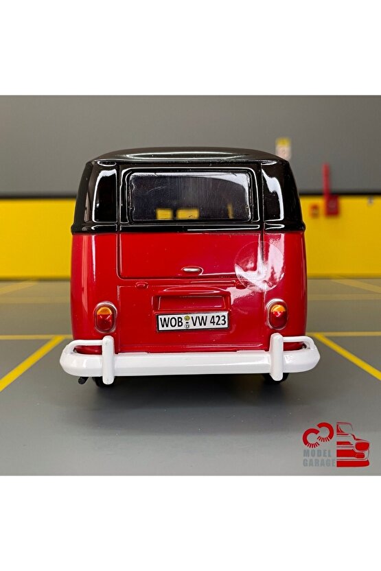 Volkswagen Type 2 (t1) 124 Ölçek Motormax *c&c Model Garage* Diecast Metal Model Araba