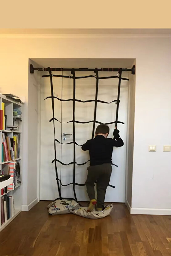 Yeni Nesil Güvenli ve Kayma Yapmaz 92-120 cm Koridor ve Kapı Barfiks Demiri Barfix Çubuğu