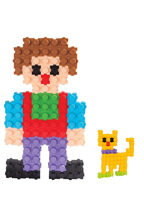 Oyuncak Çıt Çıt Bloklar 224 Parça Aktivite ve Tasarım Gelişim Oyuncağ