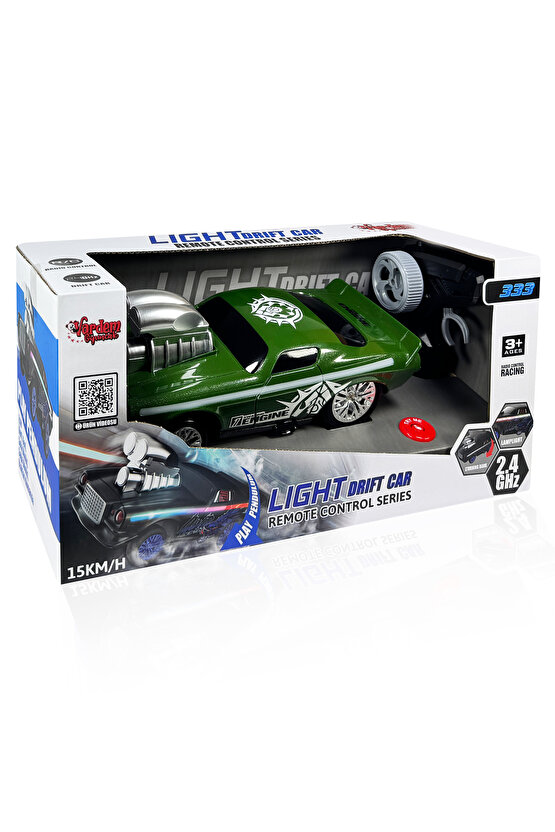 Vardem Uzaktan Kumandalı Full Fonksiyon Şarjlı Işıklı 2.4G Crazon (Çılgın) Renkli Drift Araba