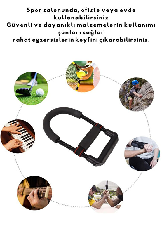 Elite Bilek Güçlendirici Yay Spor Aleti Fizik Tedavi