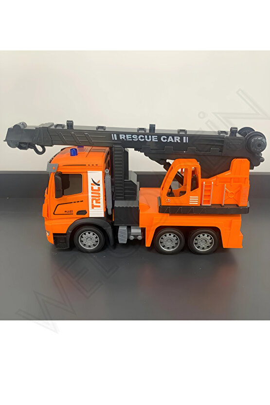 Oyuncak 2.4GHz Full Fonksiyon Uzaktan Kumandalı 1:12 Ölçek Işıklı ve Sesli Şarjlı Vinç İnşaat Aracı