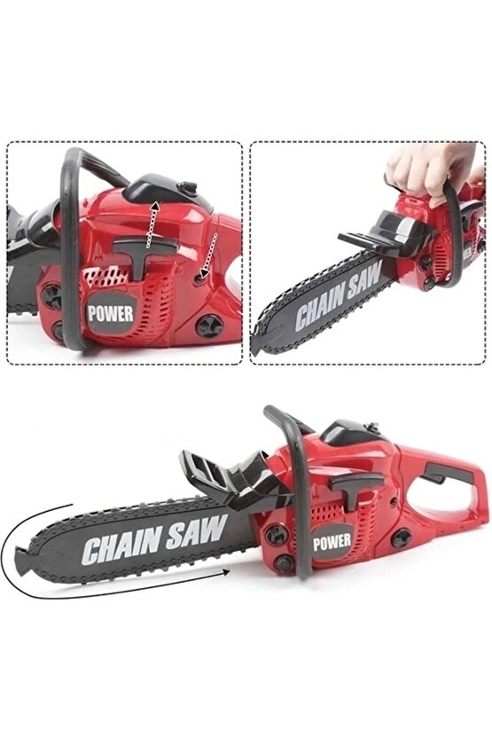 Oyuncak Sesli Elektrikli Pilli Testere (PİL HEDİYELİDİR)