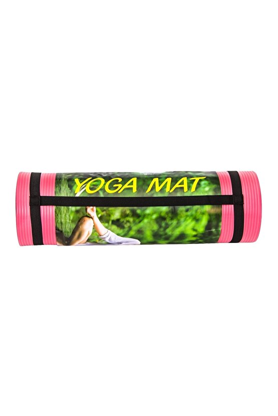 Pilates Matı 15 Mm. Silikon - Pembe