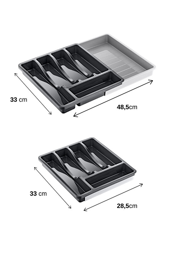 Ayarlanabilir Çekmece İçi Kaşıklık Genişletilebilir Kaşıklık Düzenleyici
