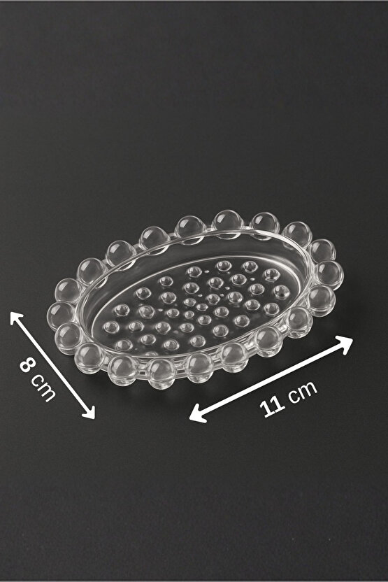 Şeffaf Sabunluk - Silikon Kalıp Sabun Kurutucu Altlık - Lavabo Kenarı Katı Sabun Tutucu