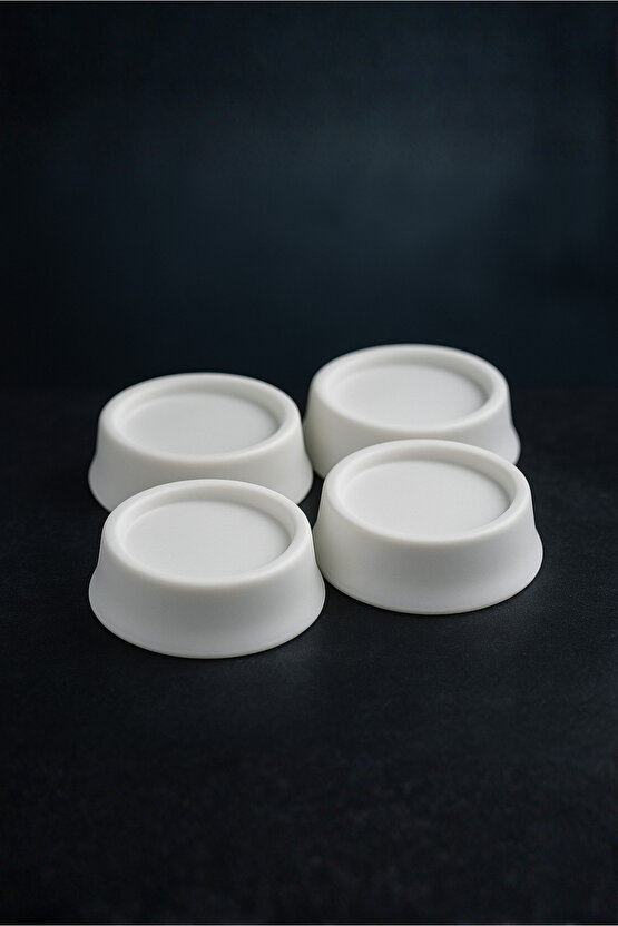 4 Adet Vantuzlu Titreşim Önleyici -Kaydırmaz -Stoper -Çamaşır Bulaşık Makinesi Ayaklığı