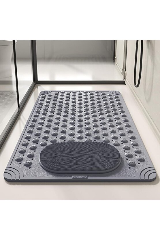 Masajlı Vantuzlu Banyo Paspası & Kaydırmaz Zemin Duşakabin Paspası 36x70 Cm