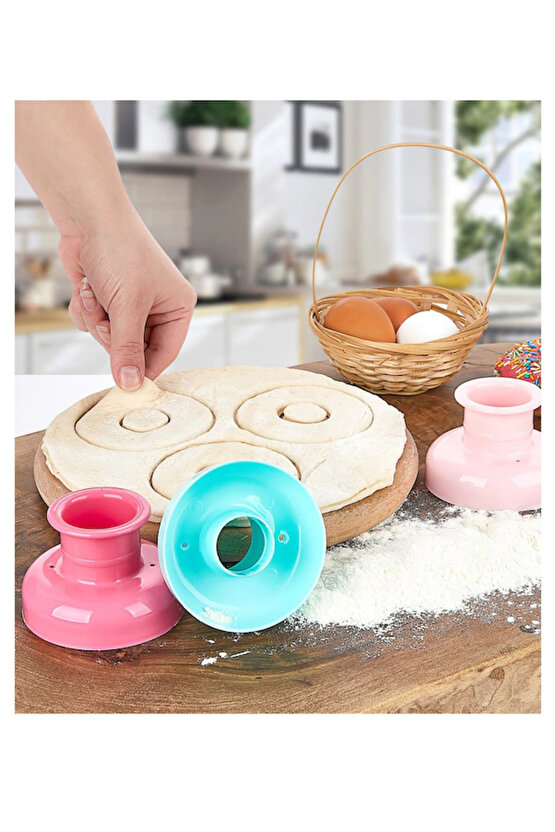 Donut Kek Kalıbı - Hamur Kesici ve Şekillendirici