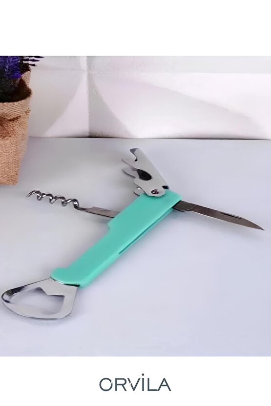 Metal Çok Amaçlı Tirbüşonlu Açacak