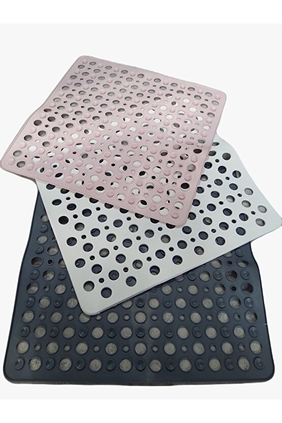 Mapple Home Kare Bubble Duş Kaydırmazı Banyo Paspası Küvet Kaydırmazı Banyo Paspası