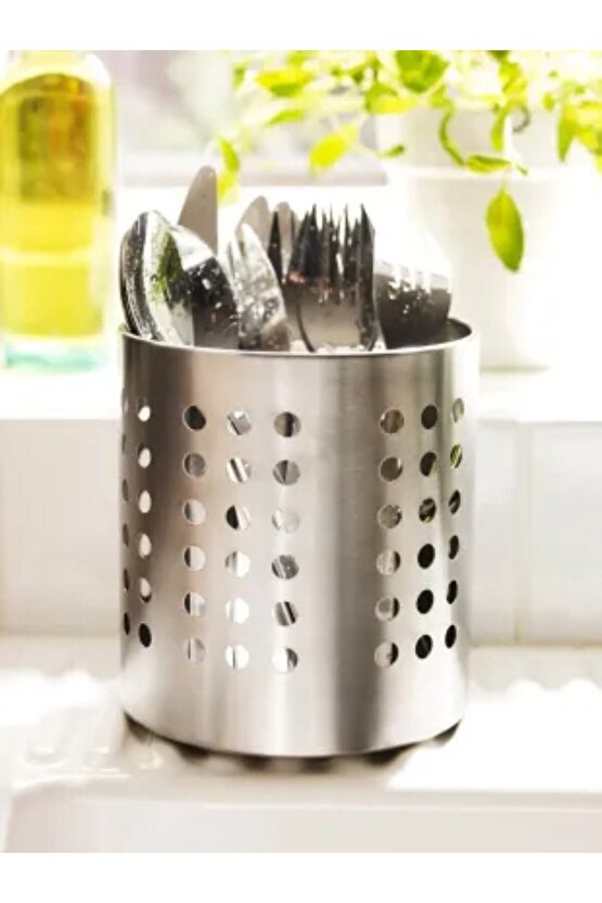 Paslanmaz A Kalite Metal Kaşıklık | Delikli Çatal Bıçak Ve Kepçelik