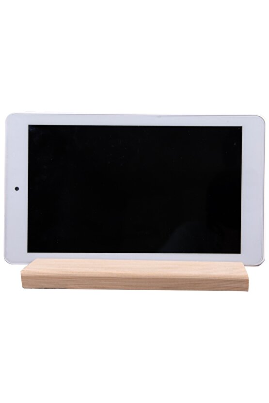 Kaydırmaz Taban Ahşap Tablet Tutucu Stand