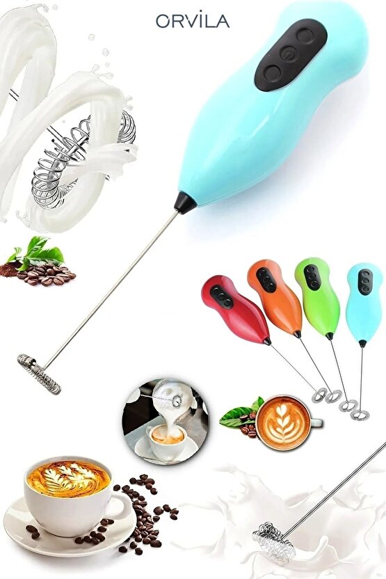 Kahve Ve Süt Köpürtücü Kahve Karıştırıcı Mikser
